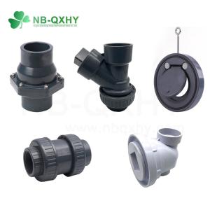 150 Psi PVC Swing Check Valve with Connector Property and Ddcv Double Lobe