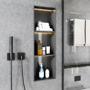 Matt Stainless Steel Niche Inserted Wall Shower Niche Stainless