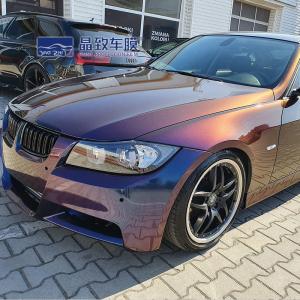 China Holographic Car Rainbow Chrome Vinyl Wrap Flexible Scratch Resistant on sale