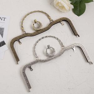 Cheap Customized 128g 20.5*5cm Metal Clutch Frame With Holes for sale