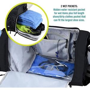 Mens Crowdsource Sports Duffle Bags 10 Optimal Compartments