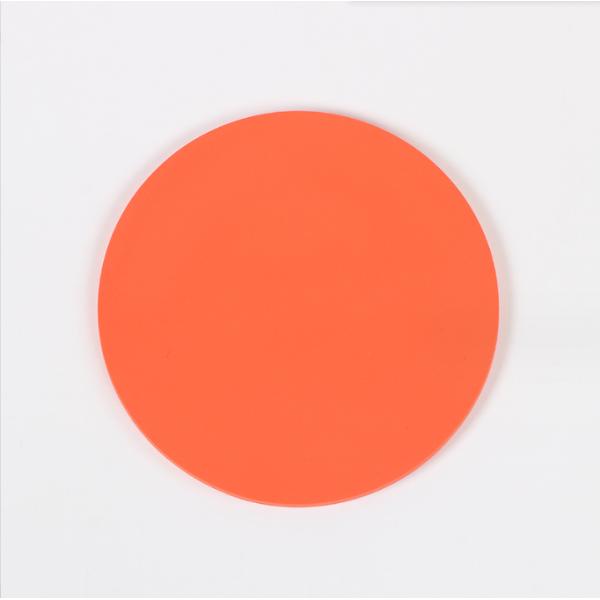 Sustainable Plastic Round Soft PVC Cup Coaster For Drink with Custom Logo