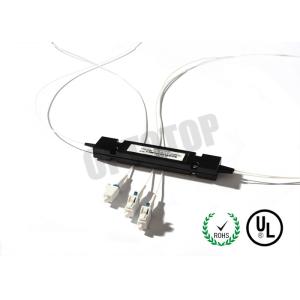 Cheap LC UPC Multimode Fiber Coupler OM3 1 x 2 0.9 mm / Optical Fiber Splitter For Telecom for sale