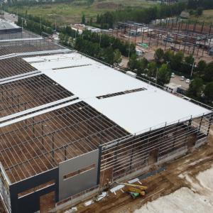 Prefabricated Light Steel Warehouse Building with H-Section Beams