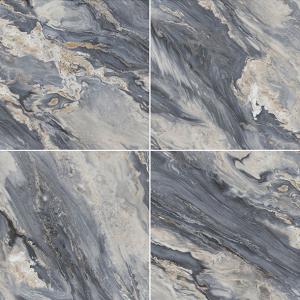 Stunning Brown 1000x1000mm Indoor Floor Polished Luxury Stone Tiles For Balcony