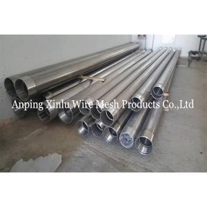 6-5/8" SS304 Johnson Wire Wrapped Screens Tubes For Water Wells