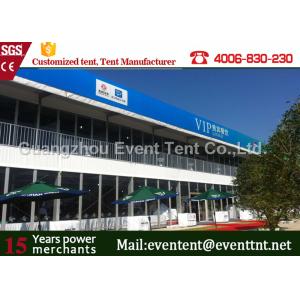Large 35m width double decker tent for game match competion watch with aluminum