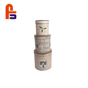Round Shape Paper Material High Durability Cardboard Gift Boxes
