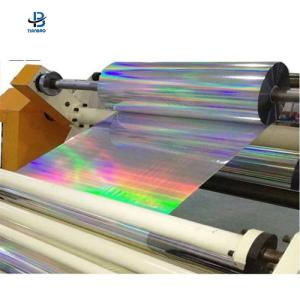 Good Brightness Soft Holographic Laser Plastic Film for Cold Lamination