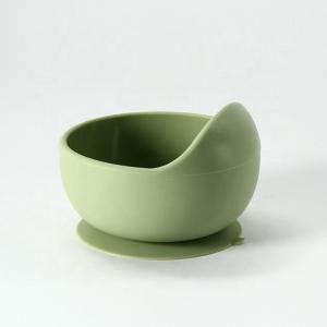 Multi Colors Durable Silicone Bowl Set Soft Flexible For Baby Feeding