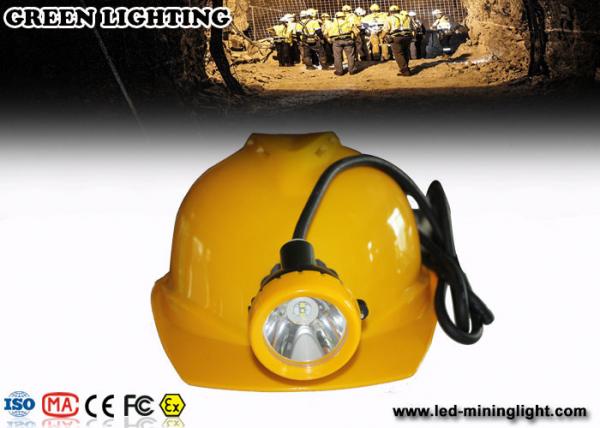 Quality Hard Hats Mining Cap Lights , 12000lux Cordless Led Mining Cap Lamp Ultra Bright wholesale