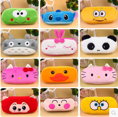Personalized Cartoon Plush Disney Owl Pencil Case with Zipper