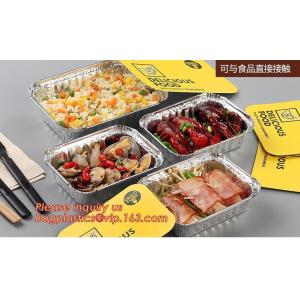 Aluminium foil food container 32x26x6.5cm 1/2 steamtable deep pan rec32267f with
