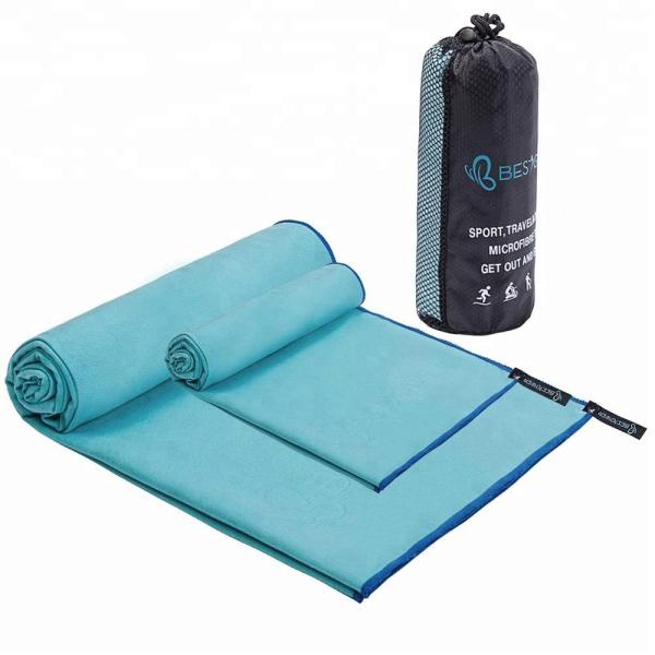 Quality Custom Microfiber Gym Towels Quick Dry Lightweight Sport Towel wholesale