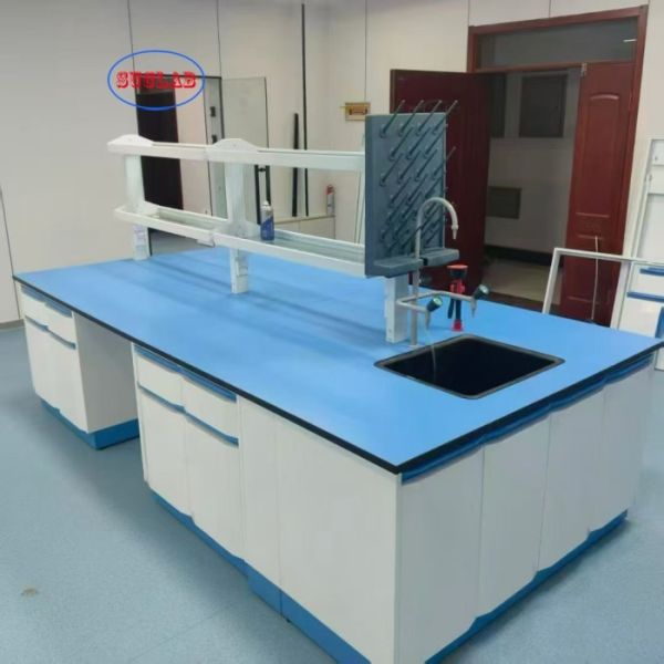 Quality Customizable Made Environmental Monitoring Station Lab Furniture with Drawer wholesale