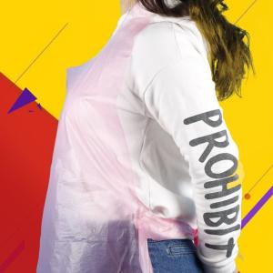 Pink Disposable Aprons , Professional Disposable Polyethylene Aprons