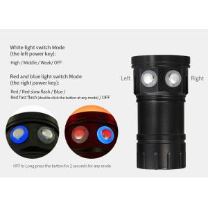 80M Marine Flash Torch Flashlight For Diving 10000LM Cree Button Switch 120