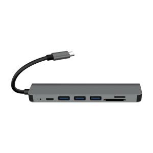 Electronic Devices Multi-Function 7 In 1 Usb C Hub With Usb 3.1 7 Ports Type C