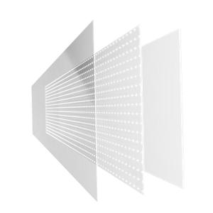 P8 Paper-thin SMD2121 Durable Stable Adhesive Transparent LED Display For