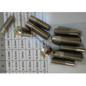 Copper Coated Mild Steel Stud Welding Pins Insert Welder Stud For CD Type