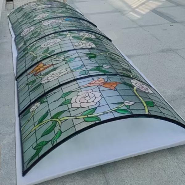 Custom Churches Design Building Various Patterned Stained Colored Glass