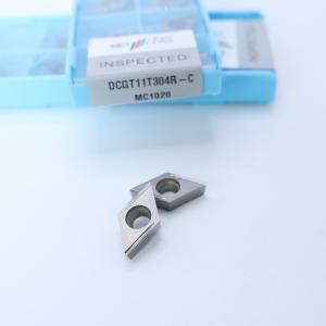 Cermet CNC Turning Inserts DCGT07 DCGT11 C Finish Chip Breaker Metal Material