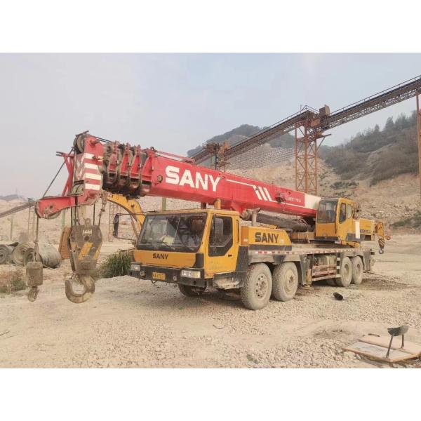 Quality Suny Truck Crane 75ton Capacity with Five-Arm Crane Jib and ISO9001 Certification wholesale