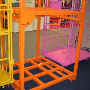 Heavy Duty Stackable Pallet Racks Customized Warehouse Stackable Steel Storage