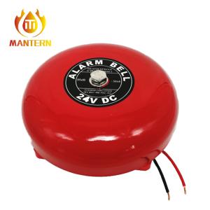150mm 6" Conventional Fire Alarm Bell , Fire Fighting System Equipment Red Color