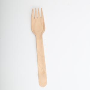 180MM Size Compostable Wooden Forks For Party And Restaurant