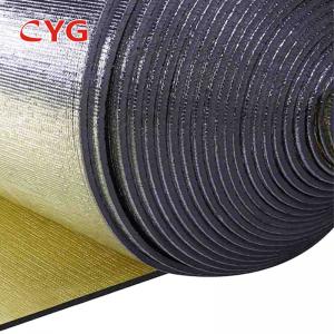 China Aluminium Foil Pe Air Conditioner Pipe Insulation Foam Ldpe Material Custom Length on sale