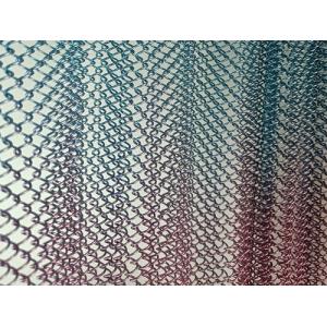 Anodized Oxidation Aluminium Metal Curtain Woven Mesh Curtain With Advanced