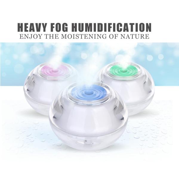 80ml Essential Oil Humidifier , Water Mist Humidifier For Home Bedroom