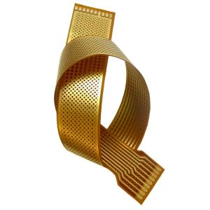 Single Sided Flexible Printed Board Polyimide Material Finished Copper 1OZ