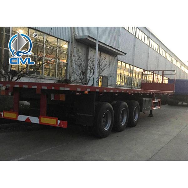 40 Feet Flatbed Semi Trailer With 3 Axles, Semi Trailer Truck from China