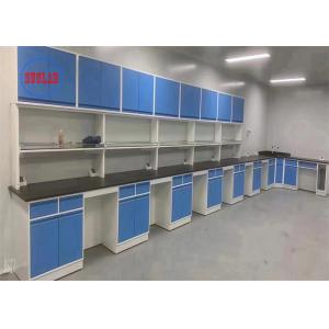Rectangular Chemistry Lab Bench Lab Furniture Hong Kong With DTC 105\u00b0 Buffer Hinge