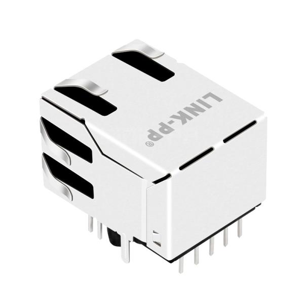 Quality L836-121T-KD 2.5G Base-T Tab Down RJ45 jack Female Connector With Green&Yellow/Green Led wholesale