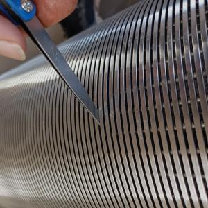 Stainless Steel 304 Mesh Wedge Wire Johnson Screen Tube For Water Well Sand