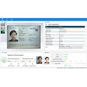 24 Bit Colour Depth Automatic Passport ID Card Reader for Smart Scanning at OCR