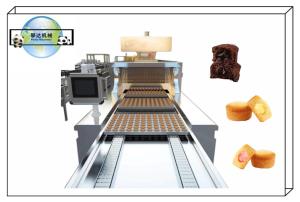 Cheap Fully Automatic Custard Pie Cake Processing Line,Cup Cake Production Line Machine,Muffin Cake Production Line Equipment for sale