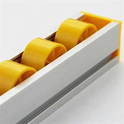Quality Width 39mm JY 2045C Aluminum Roller Track PP Roller Rail Track wholesale