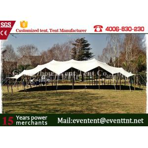Square Solar Second Hand Marquee Tent , Heavy Duty Gazebo Canopy For Outdoor