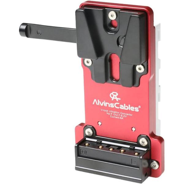 Alvin's Cables NP-F Dummy Battery to V-Lock V-Mount Battery Plate for Sony NP
