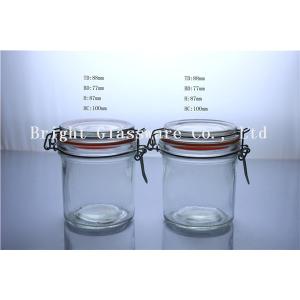 custom glass candy jar/ sugar jar/ tea jar with lid