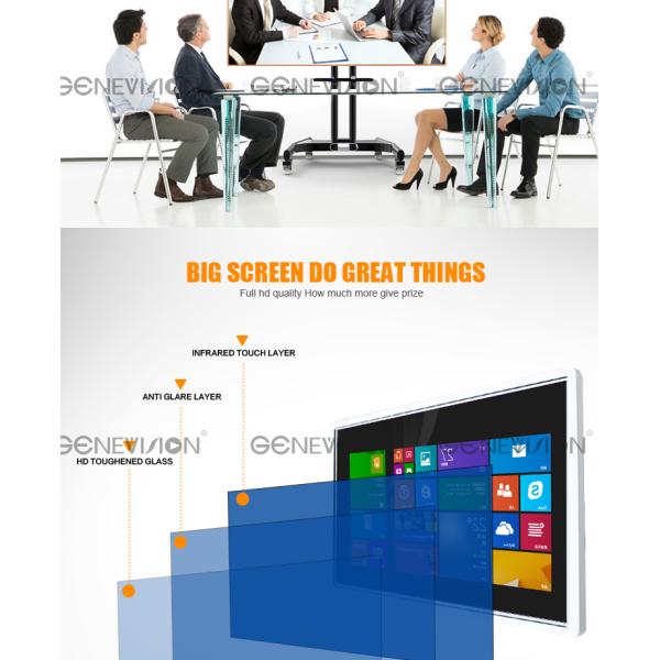 Windows 10 Wall Mount 65 Inch Touch Screen Whiteboard