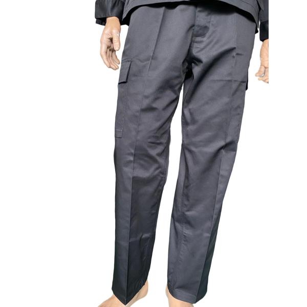 Black Ceremonial Uniform Set Casual Comfortable Top With Pants 45 Wool 55 Polyester Material