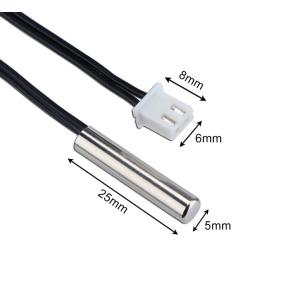 10K 3950K NTC Thermistor Sensor 5x25 Stainless Steel Temperature Sensor