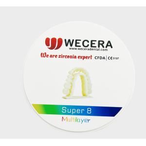 Cheap Dental A3 Multilayer Zirconia Block 1050 Mpa Zirconium Oxide Ceramic FDA for sale