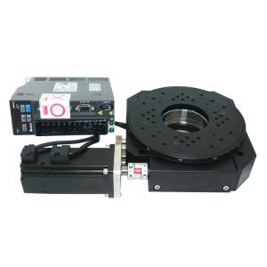 Aluminum Alloy 200mm Motorized Rotation Stage Electric Rotary Table 360 Degree