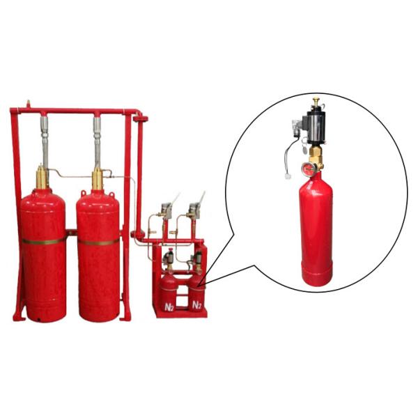 3.5 M/s Fire Suppression Agent FM200 Gas Suppression System Density 1.2 Kg/M3